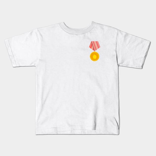 Chili Pepper Medal Kids T-Shirt by MojoCoffeeTime